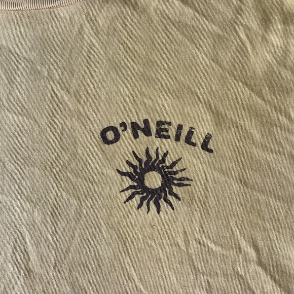 O'Neill Surf Woman’s Yellow Crew Neck Sunny Days Half Tee - Picture 3 of 7